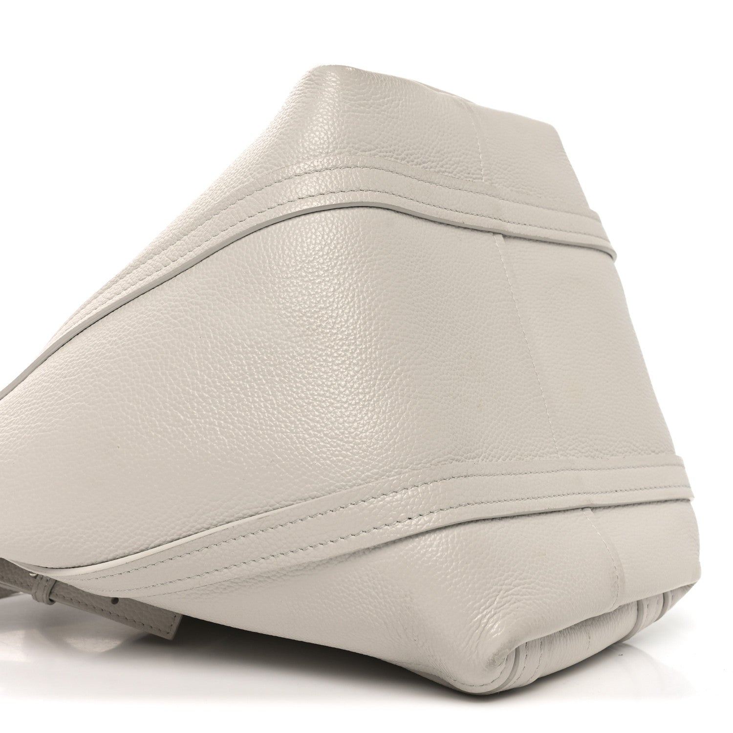 Balenciaga Grained Calfskin XS Everyday North South Shoulder Tote Bag White 8 of 9