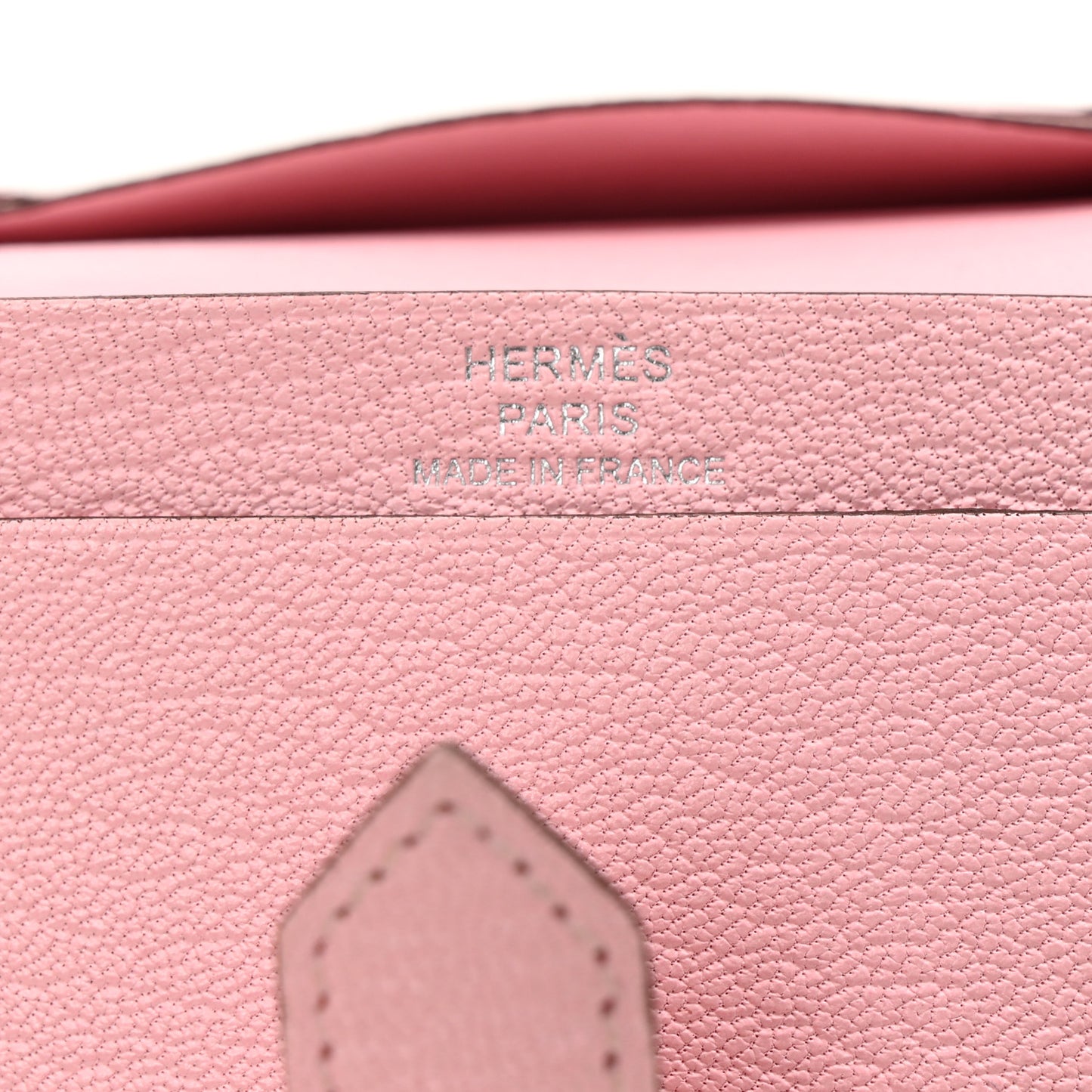 Chevre Mysore Bearn Card Holder Wallet Rose Sakura