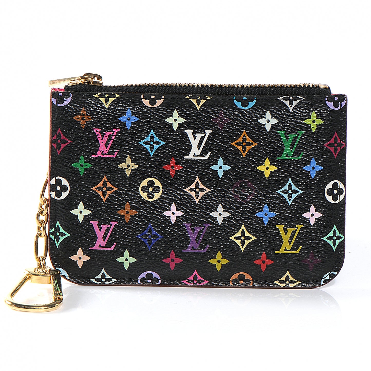Monogram Multicolor Key Pouch Black Grenade