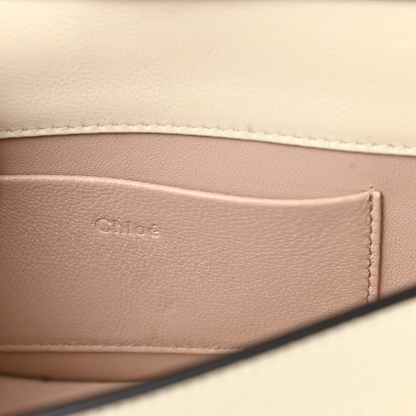 Calfskin Small Nile Bracelet Minaudiere Bag Off White
