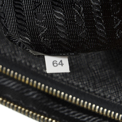 Prada Saffiano Lux Large Double Zip Tote Nero Black 9 of 10