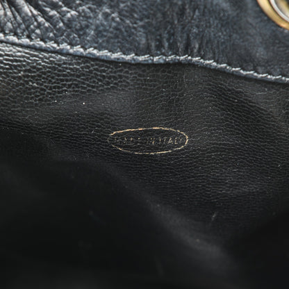 Chanel Lambskin CC Drawstring Shoulder Bag Black 7 of 8