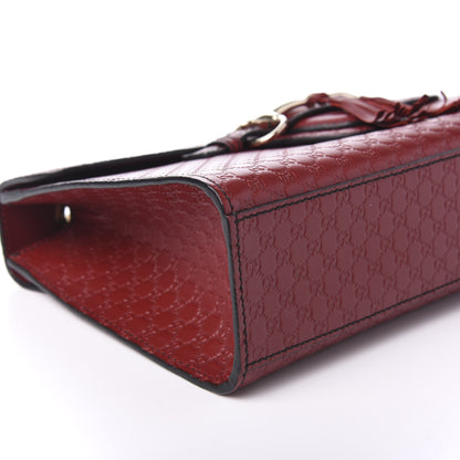 Gucci Microguccissima Medium Emily Chain Shoulder Bag Red 6 of 10