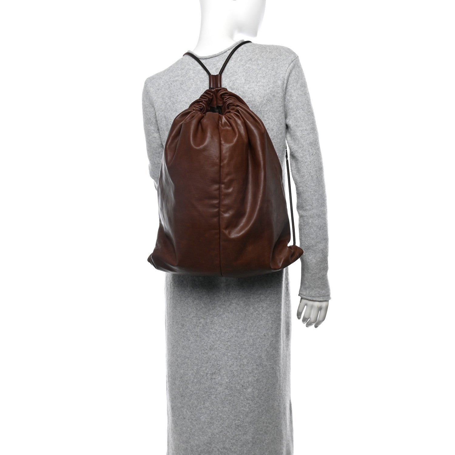 The Row Nappa Puffy Backpack Chocolate 2 of 10