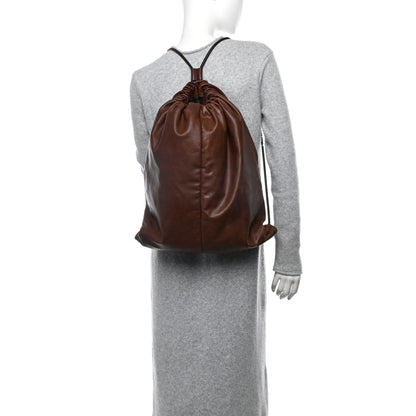 The Row Nappa Puffy Backpack Chocolate 2 of 10