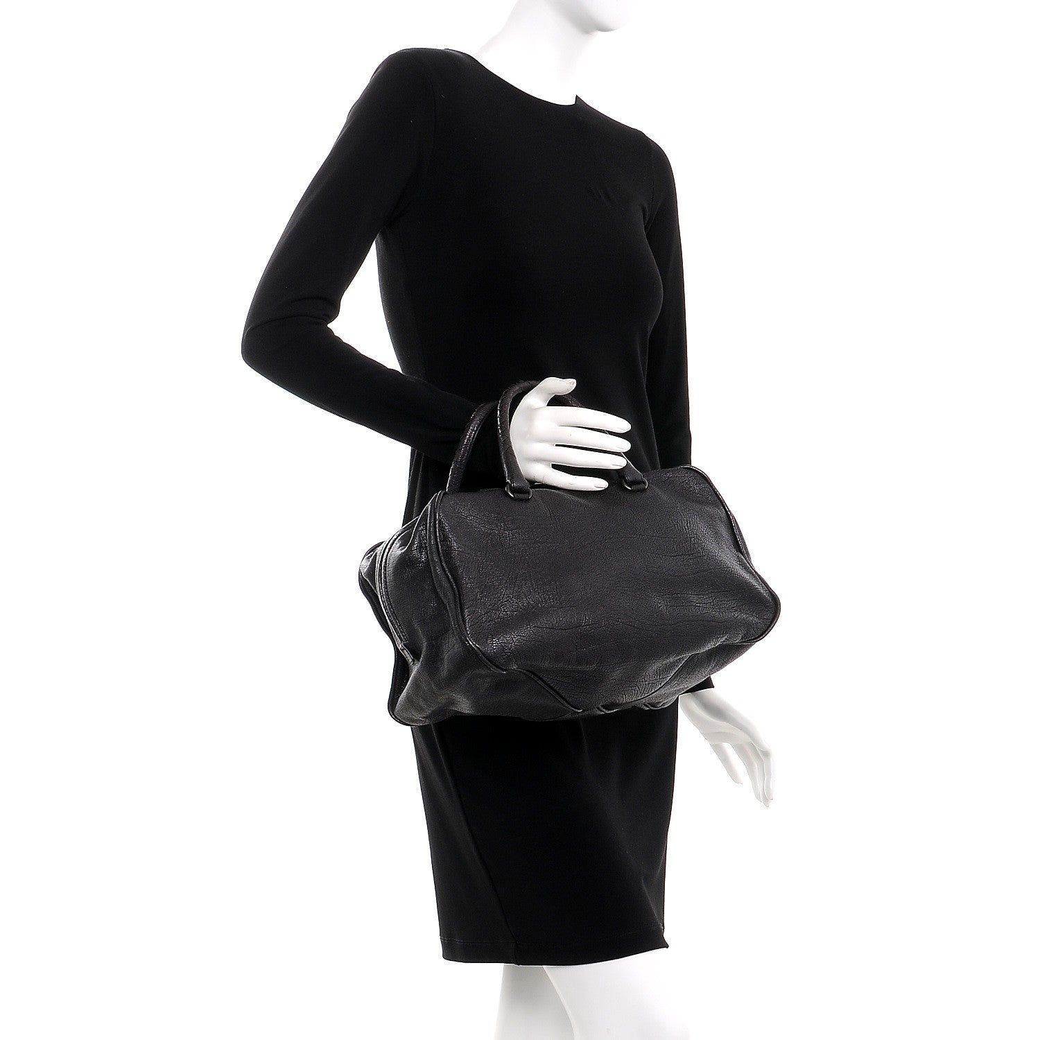 Bottega Veneta Patent Goatskin Satchel Matita 2 of 11