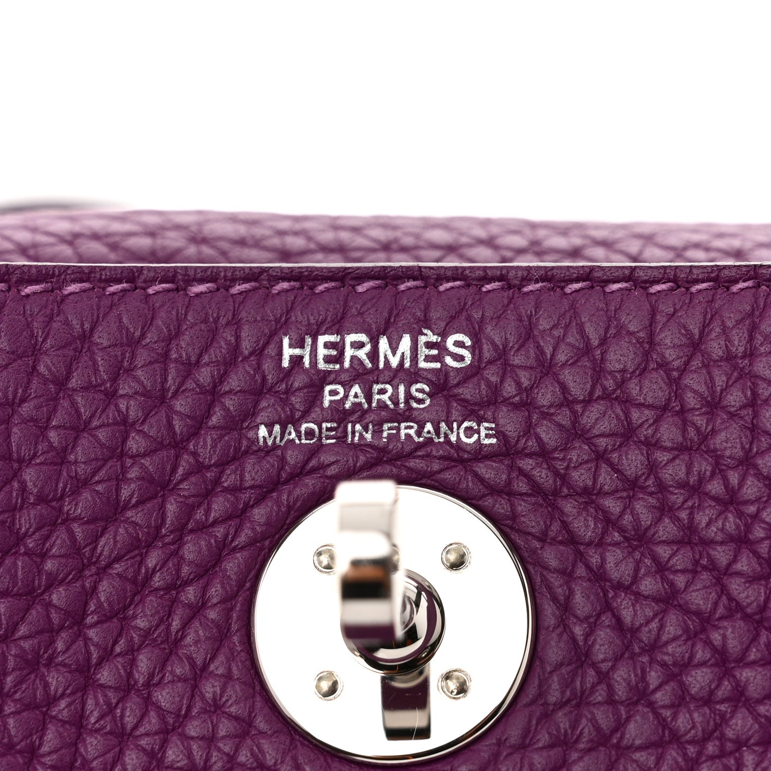 Hermes Taurillon Clemence Mini Lindy 20 Anemone 6 of 13