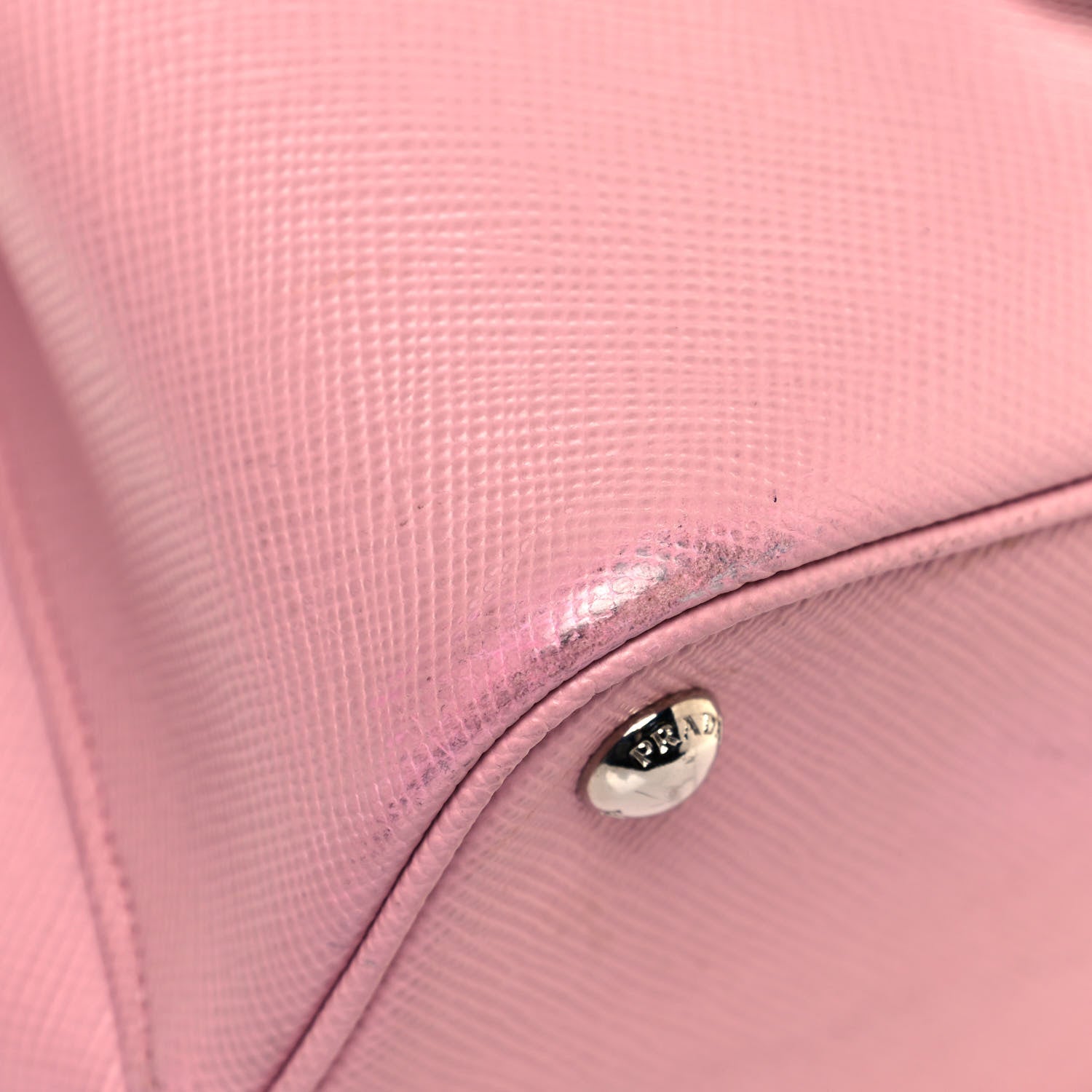 Prada Saffiano Cuir Small Double Handle Tote Pesco 12 of 23