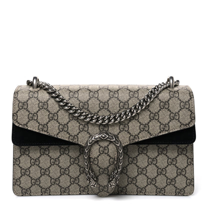 Gucci GG Supreme Monogram Small Dionysus Shoulder Bag Black 1 of 10