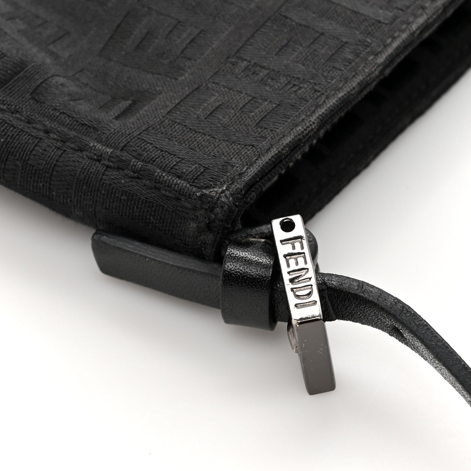 Fendi Zucchino Pochette Black 11 of 13