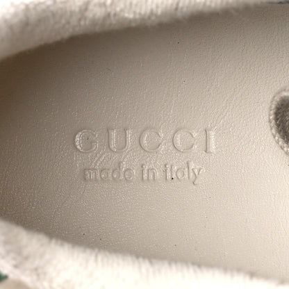 Gucci Nylon Nubuck Web Womens Screener Sneakers Mystic 36.5 Dusty Milk 8 of 10