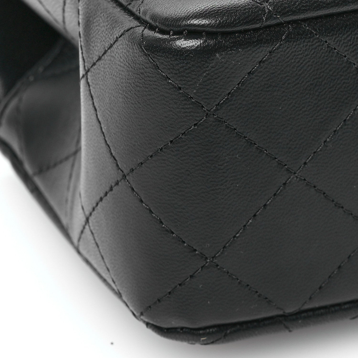 Chanel Lambskin Quilted Mini Top Handle Rectangular Flap So Black 9 of 12