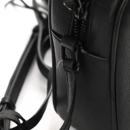 Saint Laurent Lambskin Monogram Small Lou Camera Bag Black 11 of 12