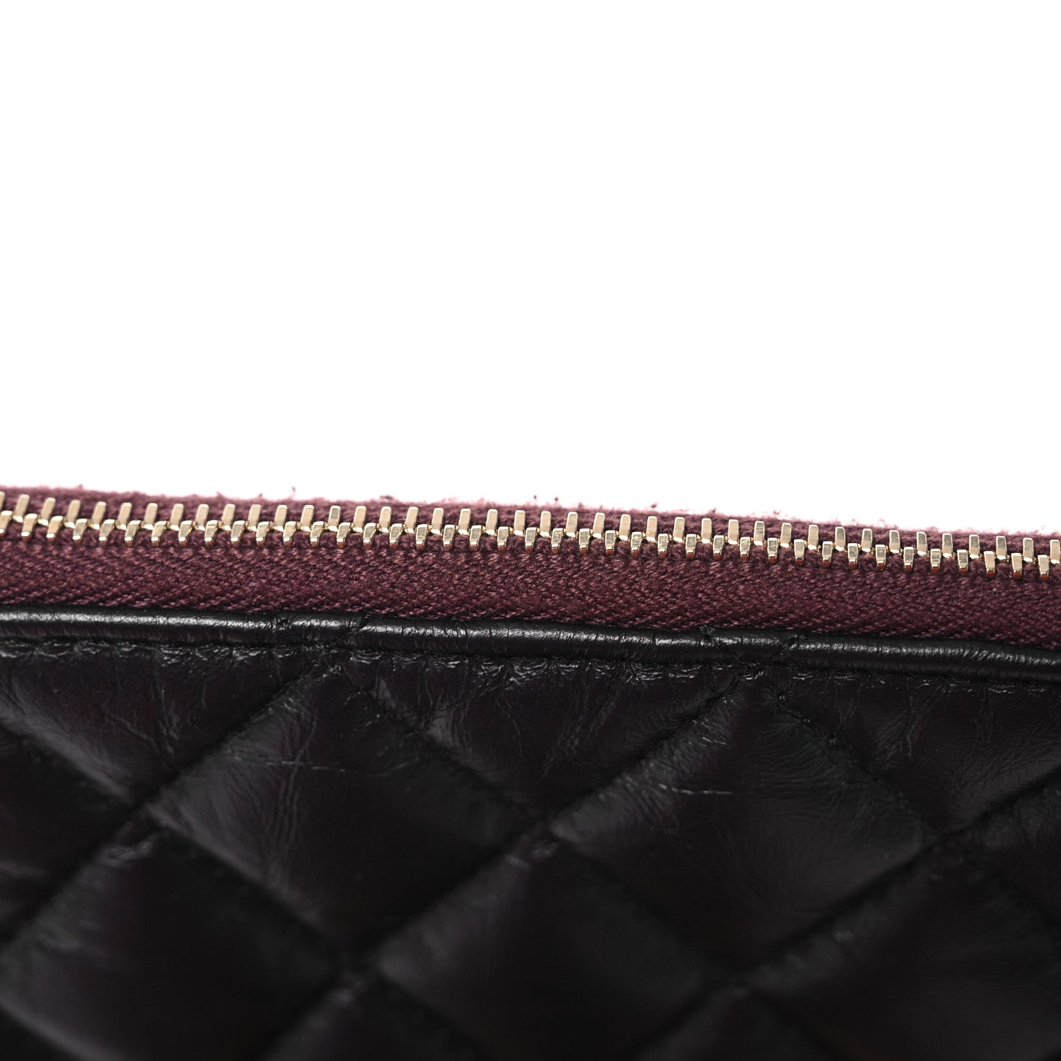 Chanel Aged Calfskin Quilted Small Lucky Charms Cosmetic Case Black 10 of 11