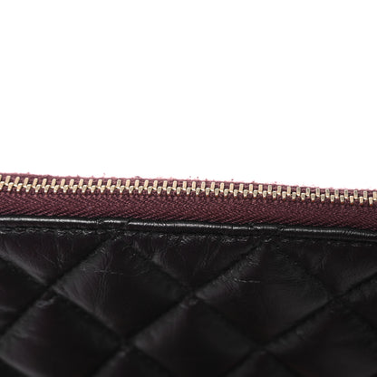 Chanel Aged Calfskin Quilted Small Lucky Charms Cosmetic Case Black 10 of 11
