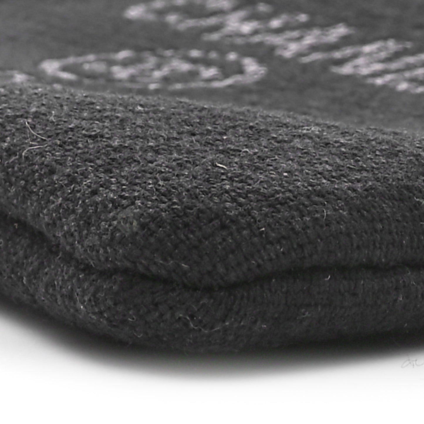 Mixed Fibers Small Deauville Pouch Black