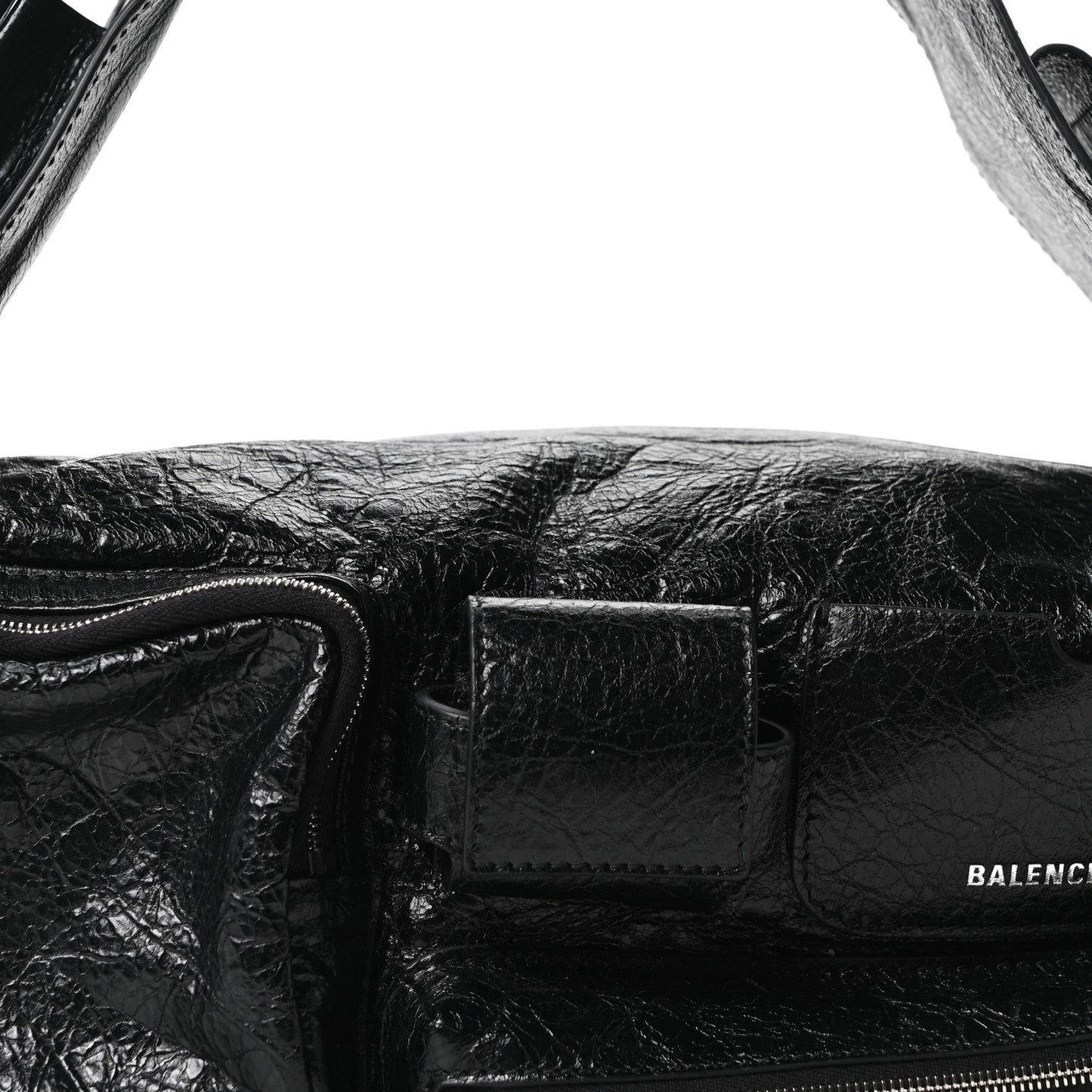 Agneau Arena Men's Superbusy Small Sling Zip Shoulder Bag Black