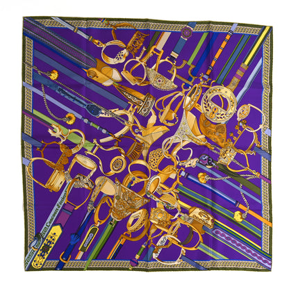 Hermes Silk Concours D'Etriers Scarf 90 1 of 4