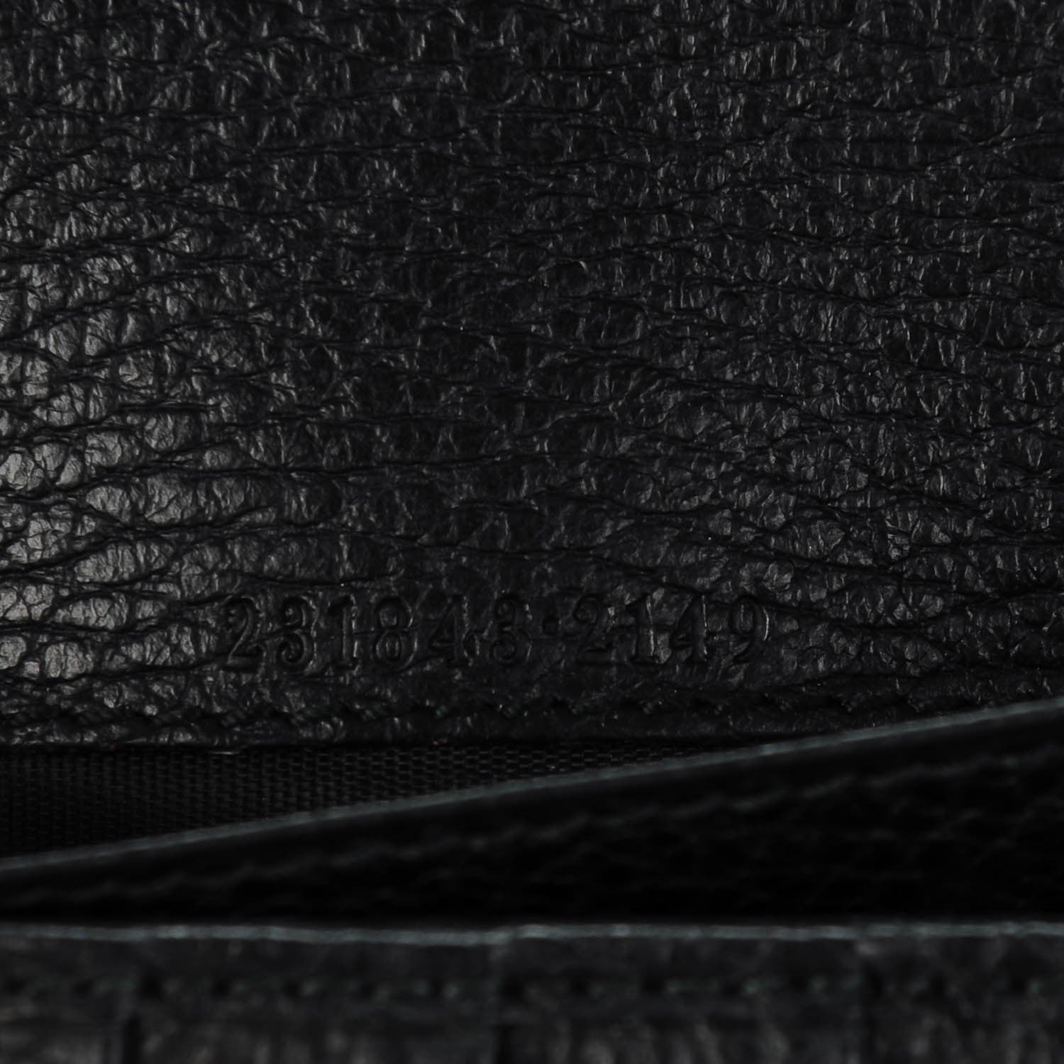 Gucci Calfskin Studded Soho Continental Wallet Black 7 of 7