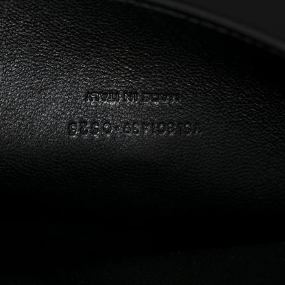 Saint Laurent Lambskin Chevron Quilted Medium Loulou Black 8 of 13
