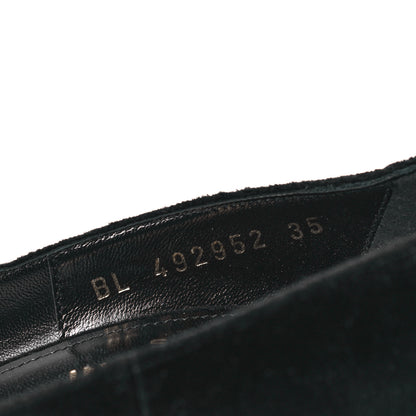 Saint Laurent Velvet Anja 105 Pumps 35 Black 8 of 11