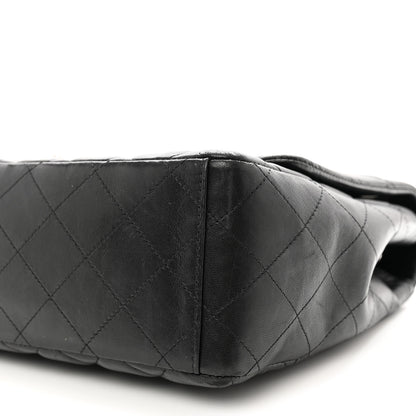 Chanel Lambskin Quilted Maxi Single Flap Black 10 of 12