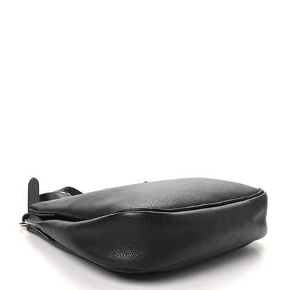 Salvatore Ferragamo Calfskin Reverse Hobo Black 4 of 10