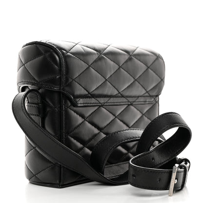 Saint Laurent Lambskin Quilted Monogram June Box Bag Black 2 of 13