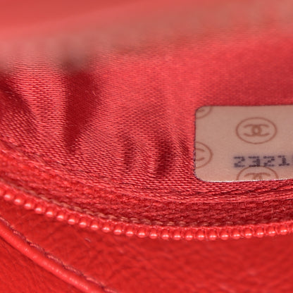 Chanel Satin Quilted CC Tassel Camera Case Red 7 of 15