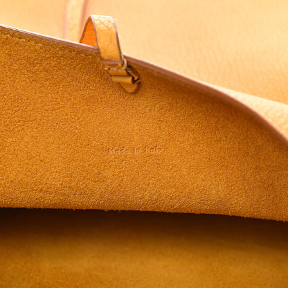 Celine Crisped Calfskin Medium Hobo Saffron 8 of 11