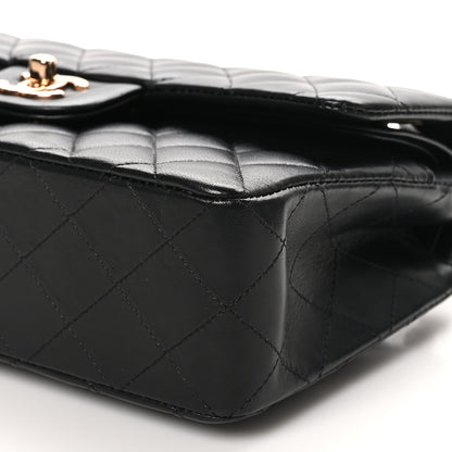 Chanel Lambskin Quilted Small Double Flap Black 10 of 11