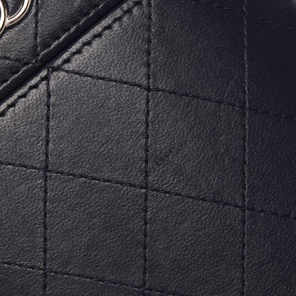 Chanel Lambskin Quilted Chain Around Phone Holder Navy 10 of 13