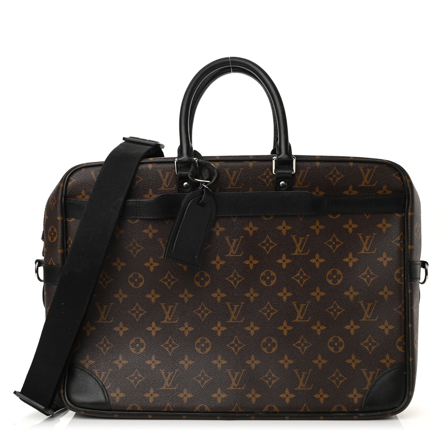 Louis Vuitton Monogram Macassar Porte-Documents Voyage GM 1 of 13