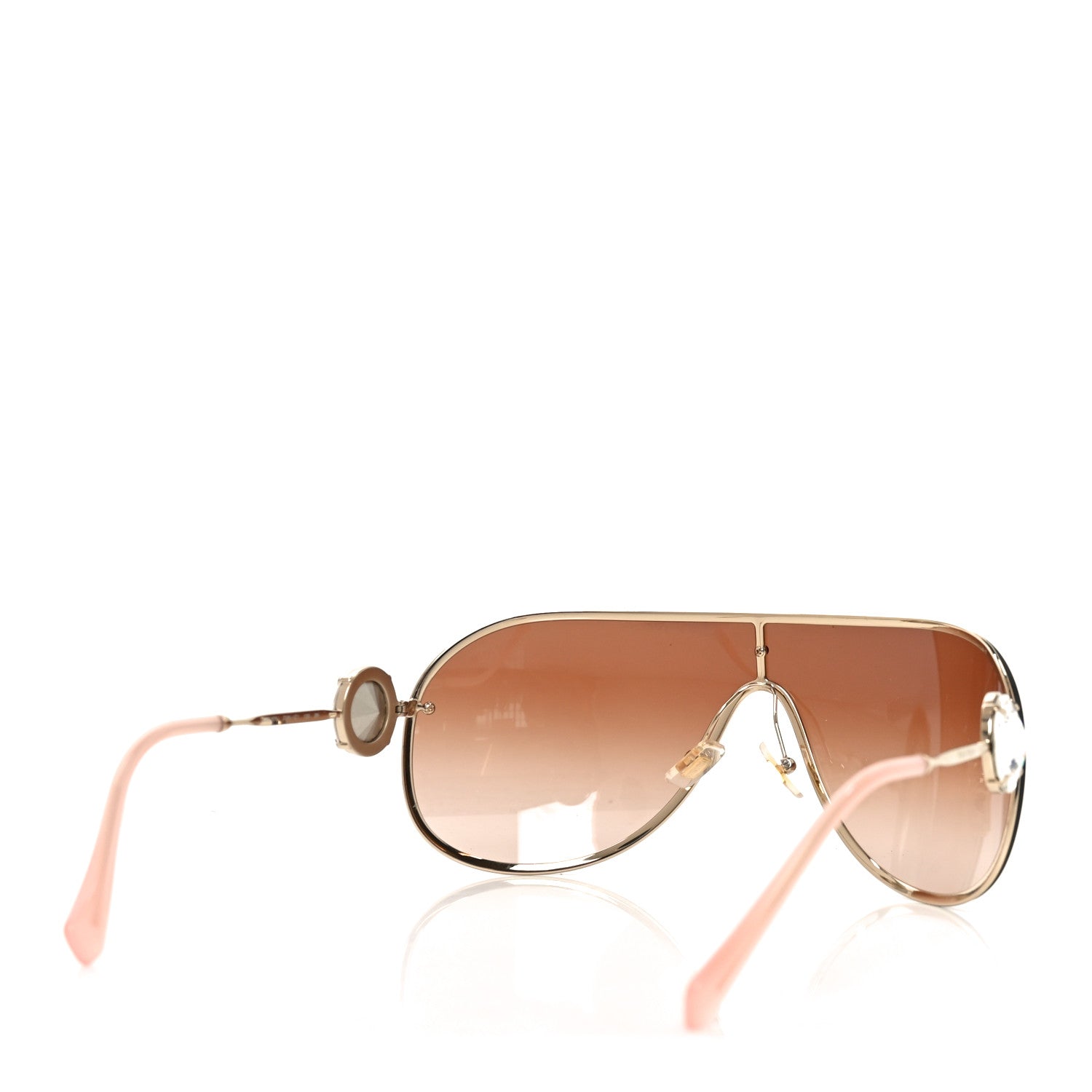 Miu Miu Metal Crystal Sunglasses SMU67U Gold 4 of 7