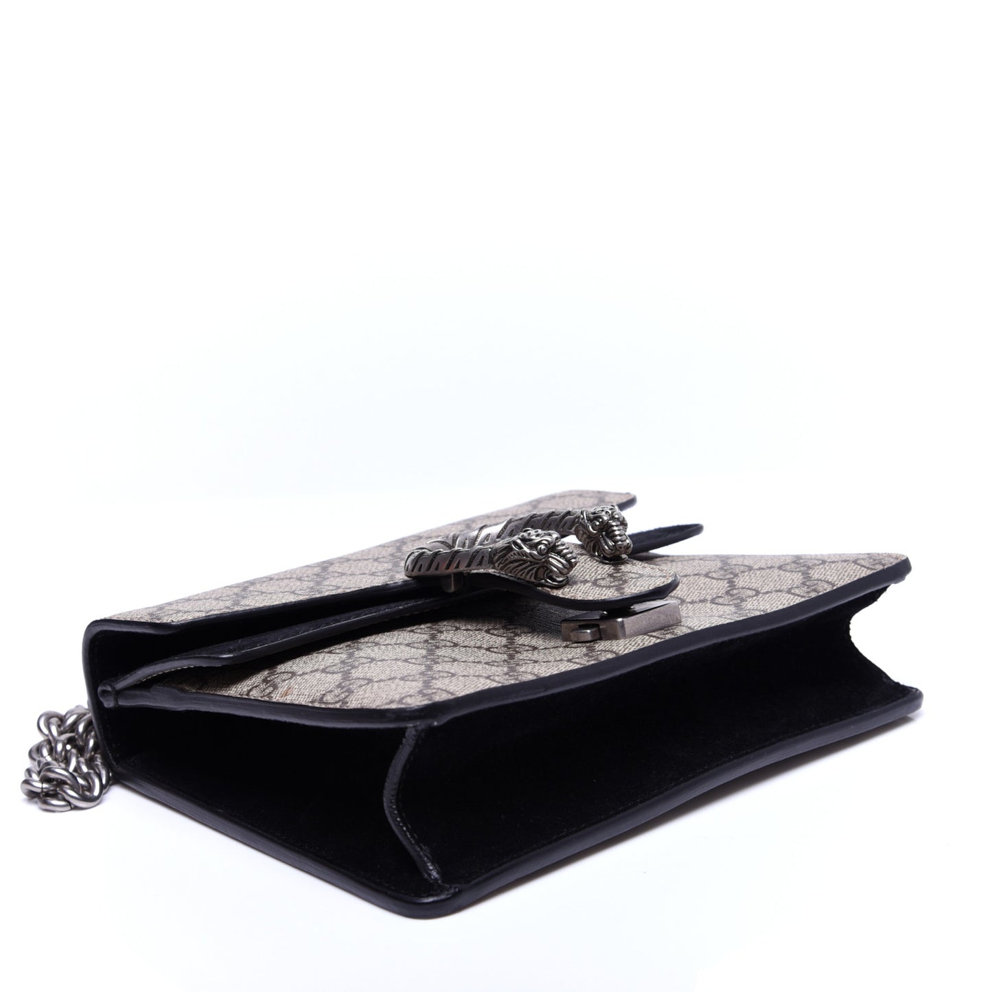 GG Supreme Monogram Mini Dionysus Shoulder Bag Black