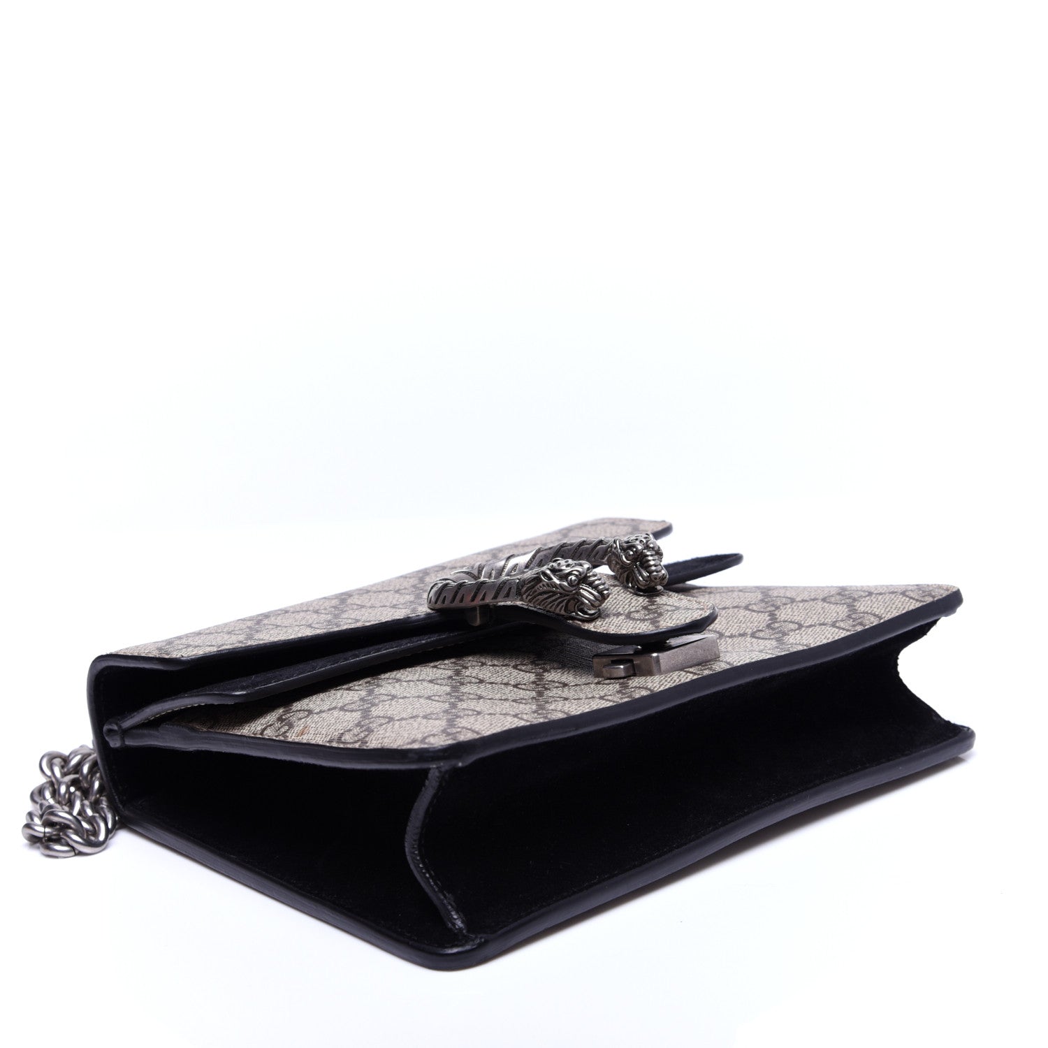 Gucci GG Supreme Monogram Mini Dionysus Shoulder Bag Black 4 of 14