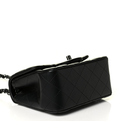 Chanel Lambskin Quilted Mini Square Flap So Black 3 of 4