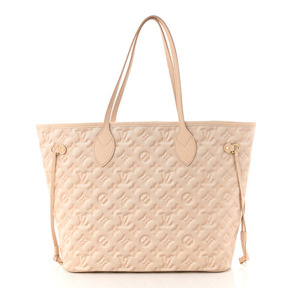 Louis Vuitton Empreinte Monogram Summer Stardust Neverfull MM Beige Clair 3 of 10