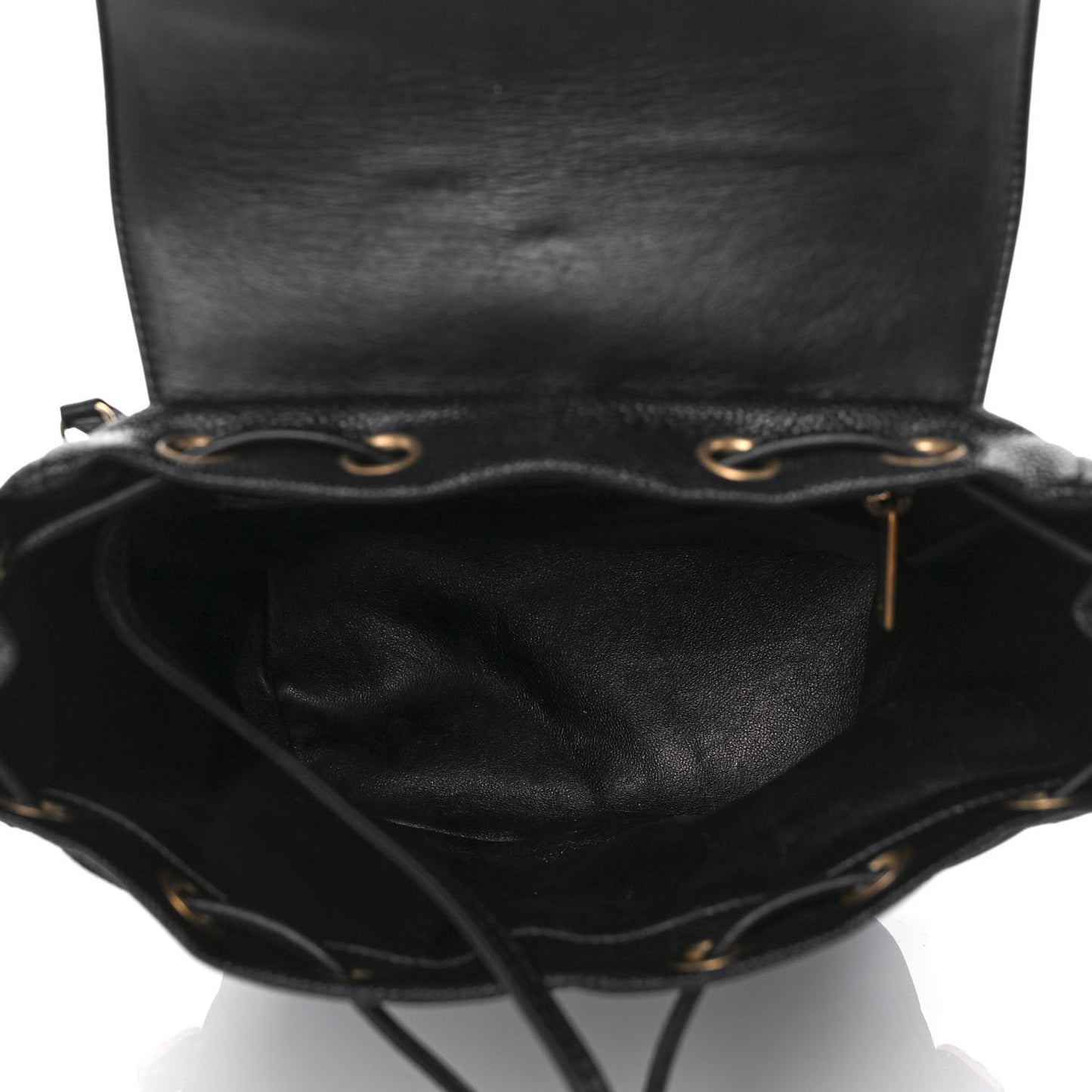 Caviar Quilted Filigree Backpack Black