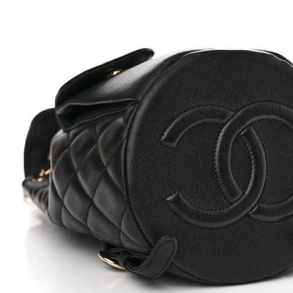 Chanel Caviar Quilted Pockets Backpack Black 9 of 11