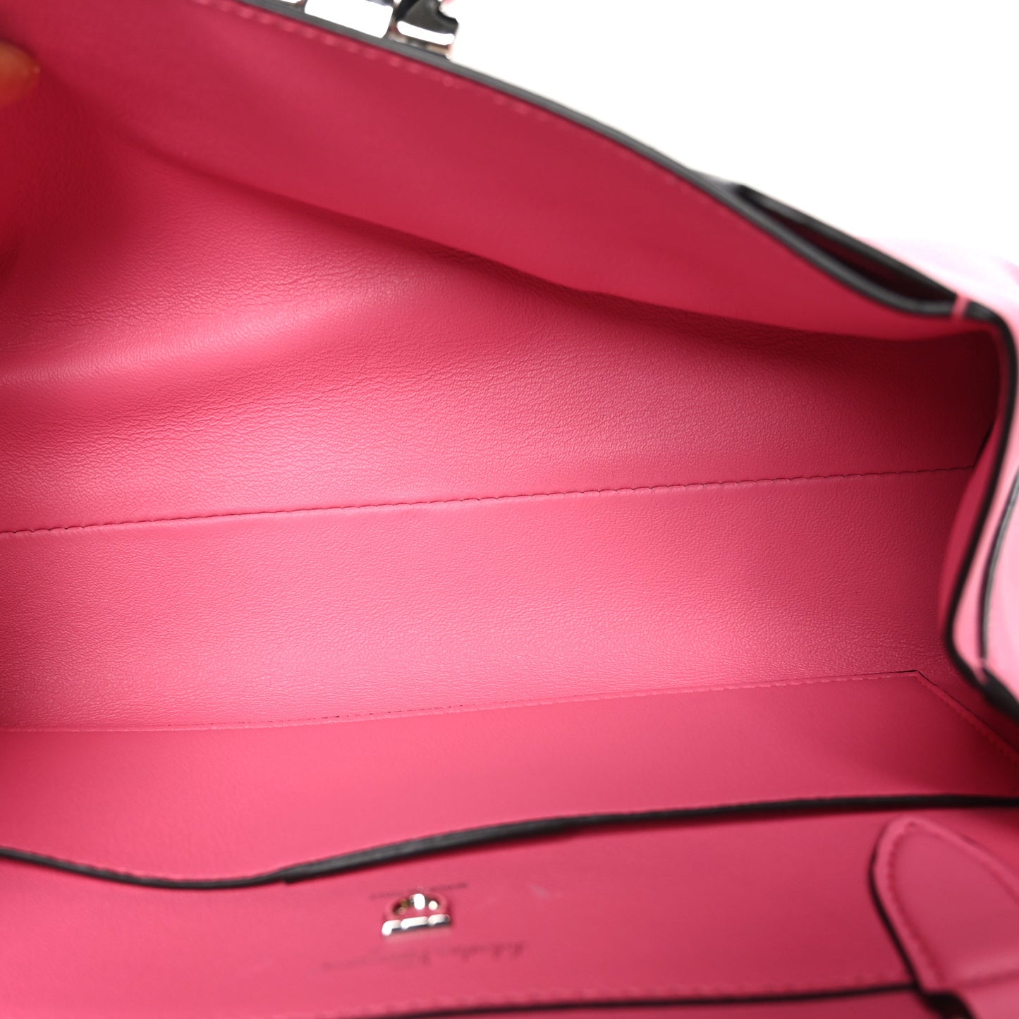 SALVATORE FERRAGAMO Calfskin Trifolio Swing Bag Peonia