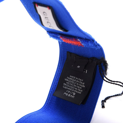 Gucci Cotton Logo Headband and Wrist Set M Blue Orange 3 of 4