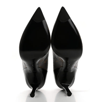 Louis Vuitton Monogram Cherie Pumps 41 Black 5 of 8