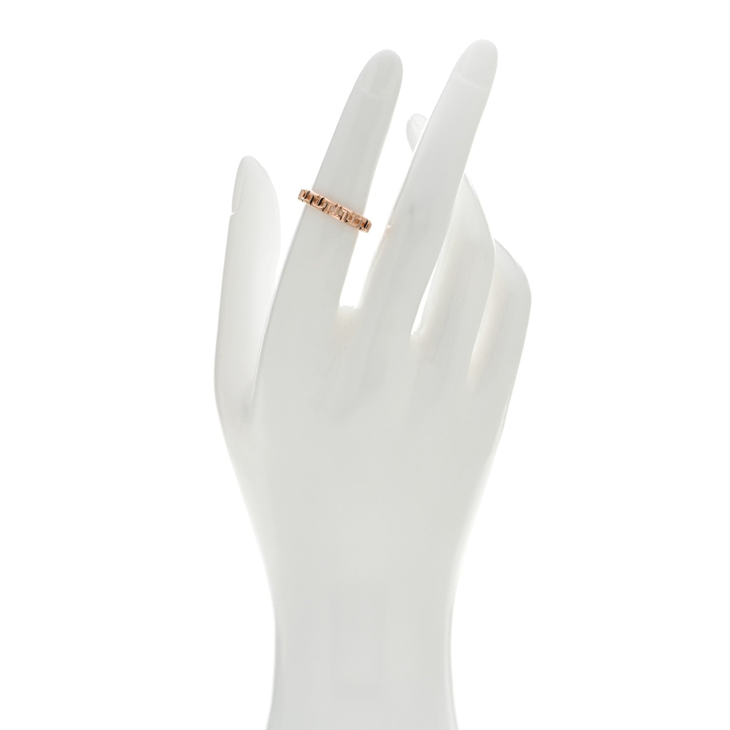 Tiffany 18K Rose Gold T True Narrow Ring 50 5.5 2 of 5