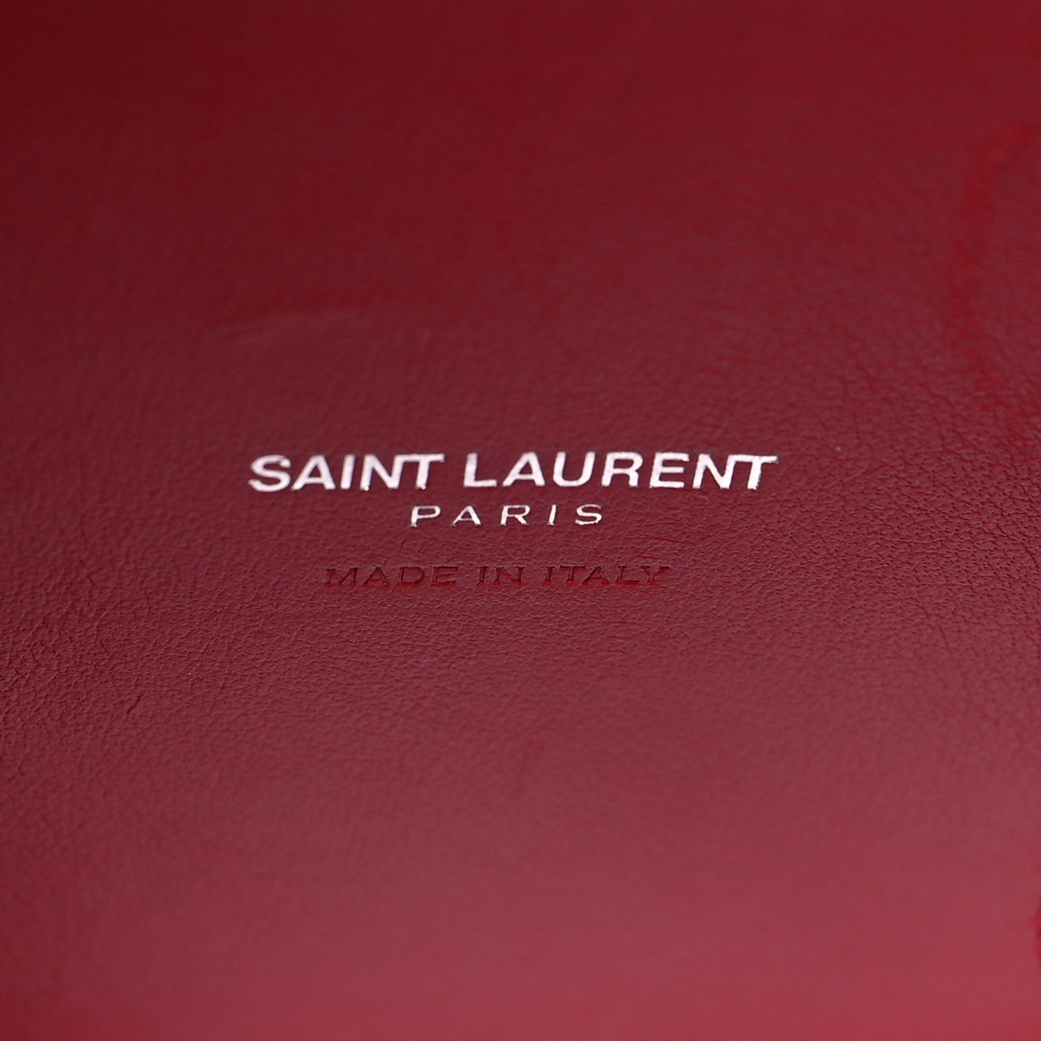 Saint Laurent Calfskin Crocodile Embossed Small Sac De Jour Eros Red 6 of 15