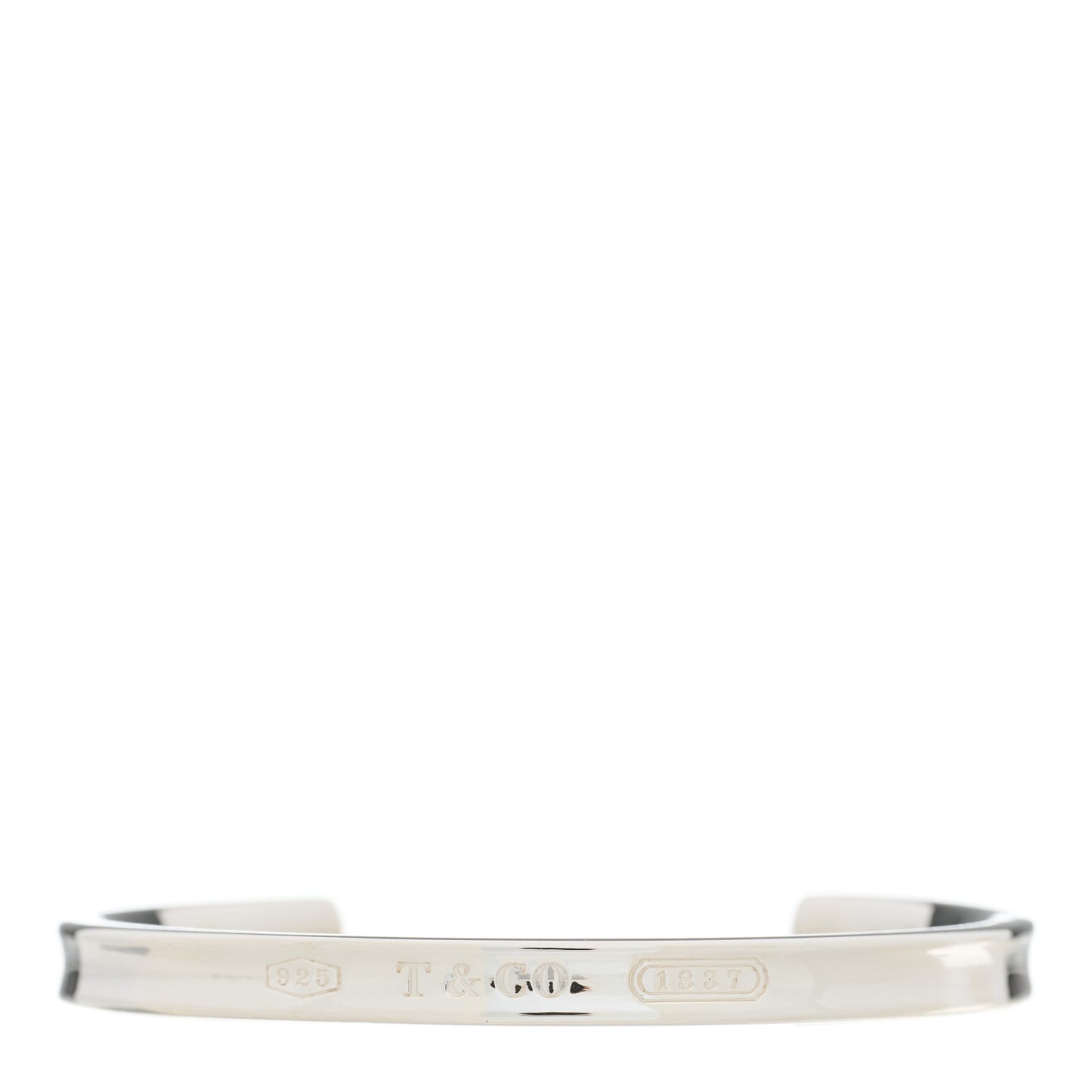 Sterling Silver Narrow 1837 Cuff Bracelet