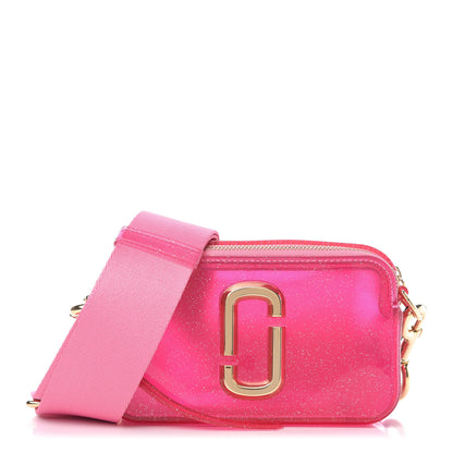Marc Jacobs Jelly Glitter Small Snapshot Camera Bag Pink 3 of 10