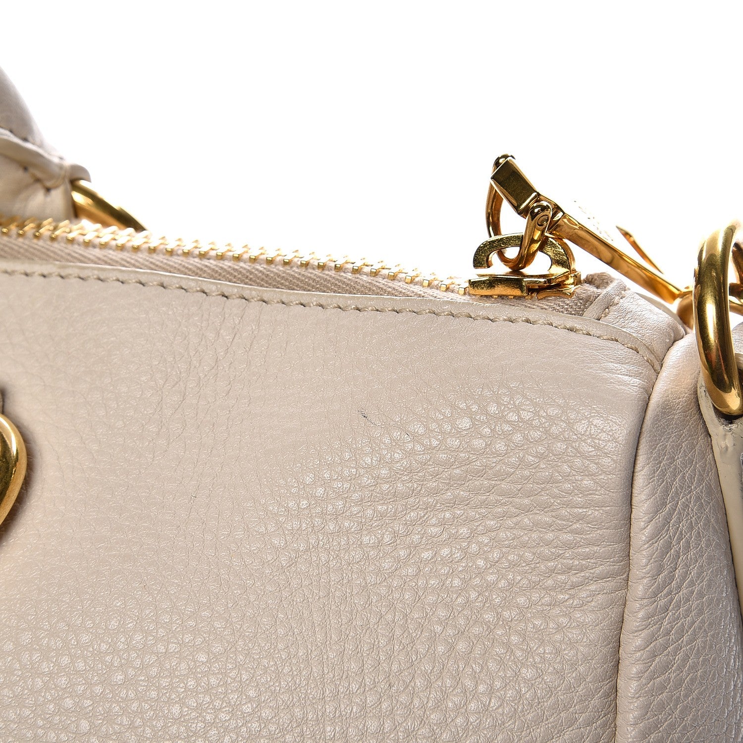 Prada Vitello Daino Top Handle Zip Tote Sabbia 17 of 18