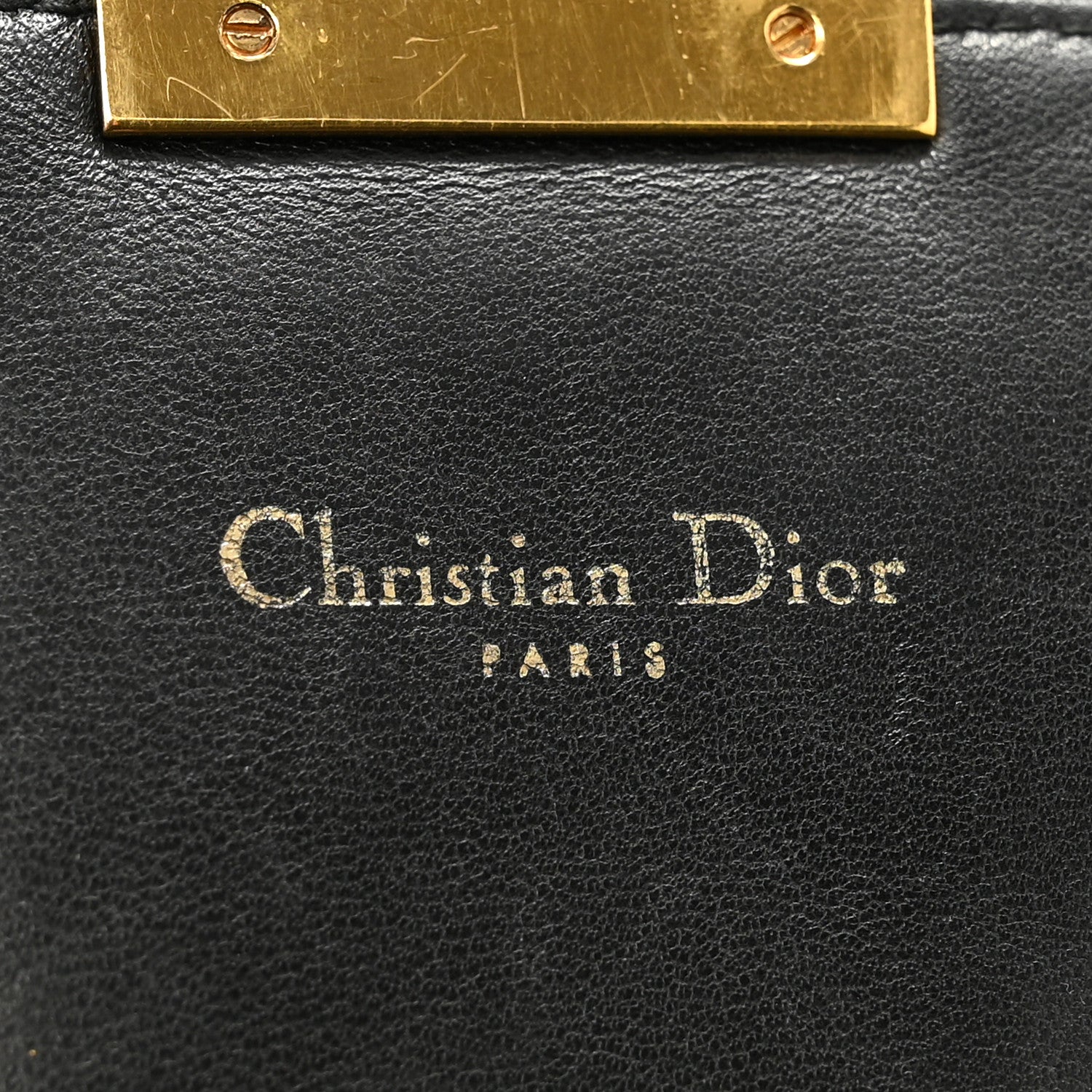 Christian Dior Lambskin Cannage Miss Dior Promenade Pouch Black 6 of 15