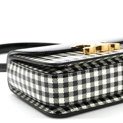 Celine Patent Teen Vichy Garance Black White 7 of 8